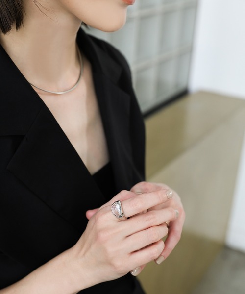 select MOCA（セレクトモカ）の「クリアシェイプリング（リング・レディース・ゴールド/シルバー・FREE）」の21枚目の写真