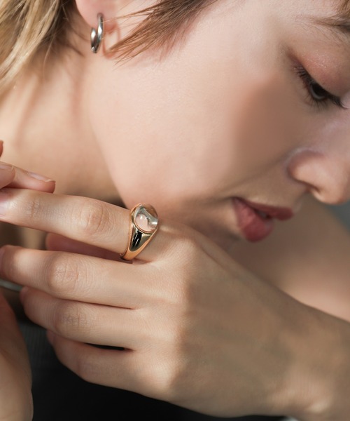 select MOCA（セレクトモカ）の「クリアシェイプリング（リング・レディース・ゴールド/シルバー・FREE）」の22枚目の写真