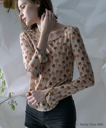 Ezick | 【Ezick×MUCHA】シアートップス(Tシャツ/カットソー)