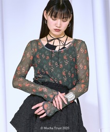 Ezick（エジック）の「【Ezick×MUCHA】シアートップス（Tシャツ/カットソー）」