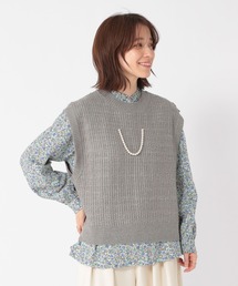 studio CLIP | 7ゲージラメツイードライクベスト(ベスト)