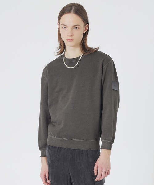 LOVELESS(ラブレス)の「ピグメントブロークンスウェット(Tシャツ/カットソー・メンズ・グレー系その他/ブルー・L/M)」の1枚目の写真