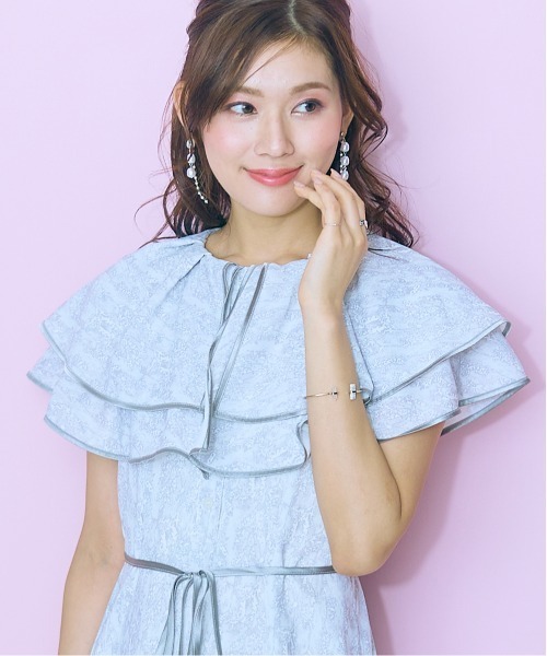 marun(マルン)の「<大きいサイズ>パイピングケープデザインワンピース marun(ワンピース・レディース・ピンク/ブルー/グレー・L/LL/3L/4L/5L)」の21枚目の写真