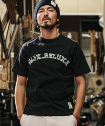 mt9481-college arch logo print short sleeve tee Tシャツ
