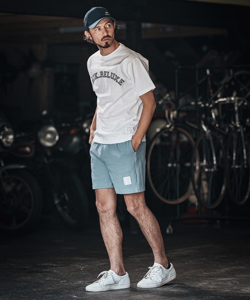 wjk reluxe(ダブルジェーケーリラックス)の「mt9481-college arch logo print short sleeve tee Tシャツ(Tシャツ/カットソー・メンズ・ネイビー/ホワイト/ブラック・L/XL/S/M)」の7枚目の写真