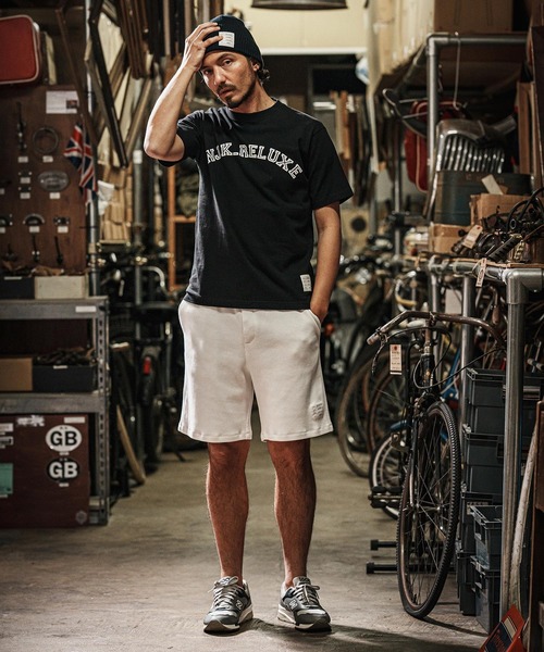 wjk reluxe(ダブルジェーケーリラックス)の「mt9481-college arch logo print short sleeve tee Tシャツ(Tシャツ/カットソー・メンズ・ネイビー/ホワイト/ブラック・L/XL/S/M)」の18枚目の写真