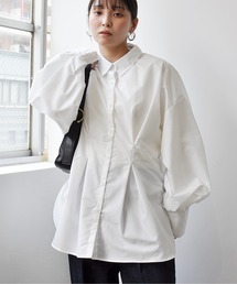 Meli rich | ブロードウエストタックシャツ(シャツ/ブラウス)