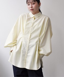Meli rich（メリーリッチ）の「ブロードウエストタックシャツ（シャツ/ブラウス）」