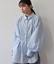 Meli rich（メリーリッチ）の「ブロードウエストタックシャツ（シャツ/ブラウス）」