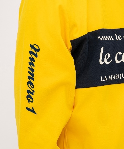 le coq sportif(ルコックスポルティフ)の「トラックジャケット(ジャージ・メンズ・ネイビー/イエロー・M/L/XL)」の7枚目の写真
