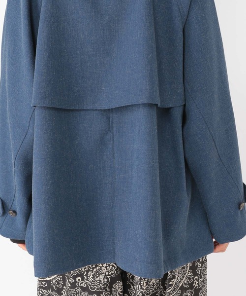 studio CLIP(スタディオクリップ)の「《ウタオ》ショートトレンチディテールコート(トレンチコート・レディース・ブルー/ベージュ・FREE)」の5枚目の写真