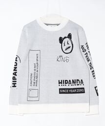 HIPANDA（ハイパンダ）の「(HIPANDA ハイパンダ) 男女兼用 HIIPANDA グラフィティ ロゴ ニット（ニット/セーター）」
