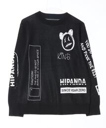 HIPANDA（ハイパンダ）の「(HIPANDA ハイパンダ) 男女兼用 HIIPANDA グラフィティ ロゴ ニット（ニット/セーター）」