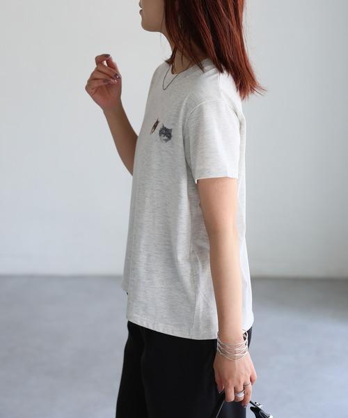 ★Ferragamo★122434 776294 刺繍 半袖 Tシャツ Sporty t-shirt - Men | Ferragamo