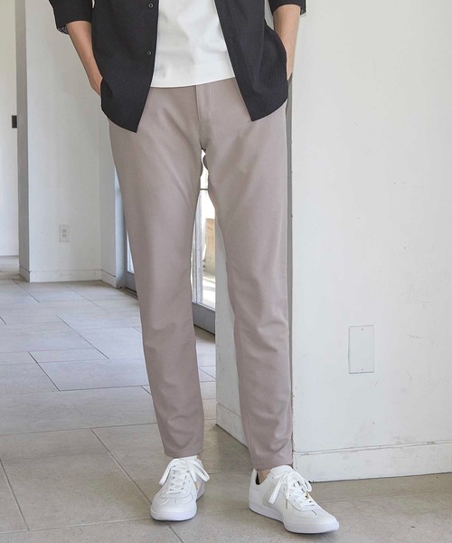 UNION STATION（ユニオンステーション）の「梨地ジャージースリムイージーパンツ（その他パンツ・メンズ・ネイビー/グレイッシュベージュ/ブラック・S/M/L/LL）」の2枚目の写真