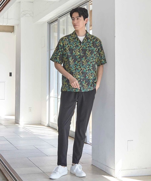 UNION STATION（ユニオンステーション）の「梨地ジャージースリムイージーパンツ（その他パンツ・メンズ・ネイビー/グレイッシュベージュ/ブラック・S/M/L/LL）」の8枚目の写真