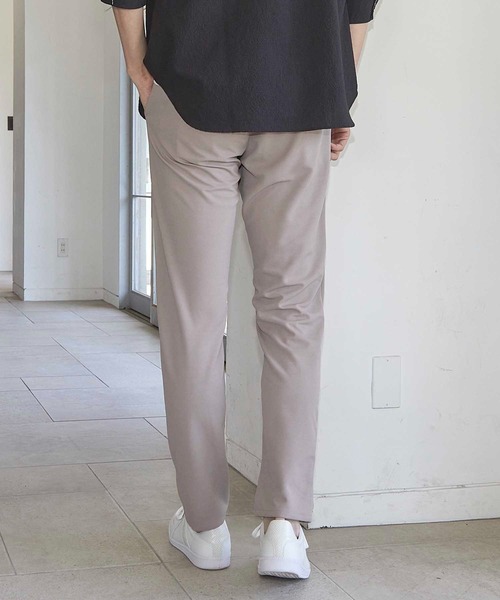 UNION STATION（ユニオンステーション）の「梨地ジャージースリムイージーパンツ（その他パンツ・メンズ・ネイビー/グレイッシュベージュ/ブラック・S/M/L/LL）」の5枚目の写真