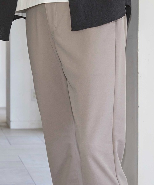 UNION STATION（ユニオンステーション）の「梨地ジャージースリムイージーパンツ（その他パンツ・メンズ・ネイビー/グレイッシュベージュ/ブラック・S/M/L/LL）」の9枚目の写真