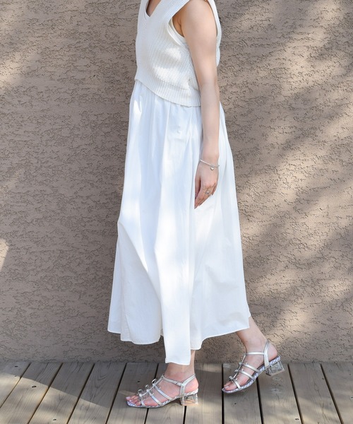 Bridget Birkin（ブリジットバーキン）の「【Bridget Birkin】ギンガムチェックリボンサンダル(552010)（サンダル・レディース・アイボリー/ブラック/シルバー・M/LL/L/S）」の10枚目の写真
