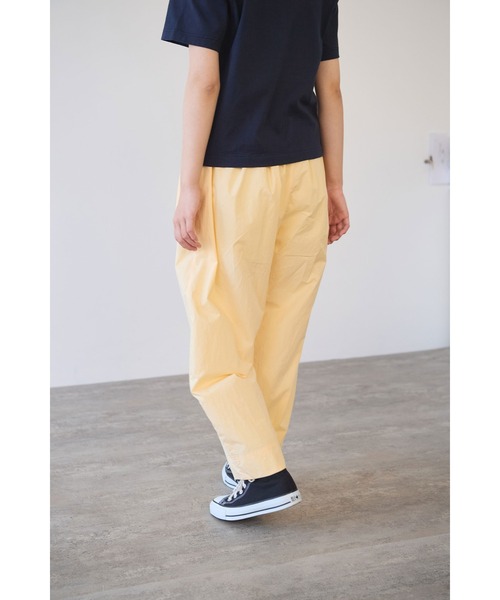 bulle de savon（ビュルデサボン）の「80/コンパクトツイル コクーンパンツ（その他パンツ・レディース・イエロー/ブラウン/アイボリー・FREE）」の6枚目の写真