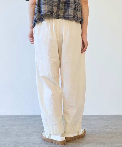 bulle de savon（ビュルデサボン）の「80/コンパクトツイル コクーンパンツ（その他パンツ・レディース・イエロー/ブラウン/アイボリー・FREE）」の14枚目の写真