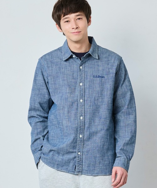 H＞BIG BD SHIRT/ウールシャツ Lサイズ カシミヤ ブレンド H＞BIG BD