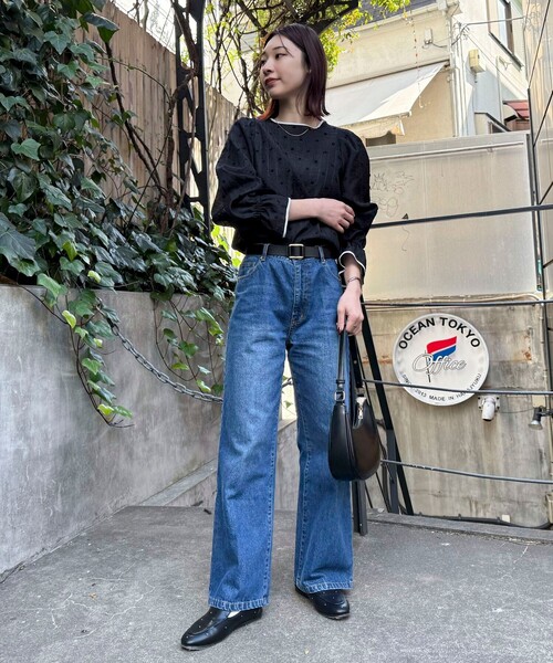 fredy emue（フレディエミュ）の「シアージャガードパイピングブラウス（シャツ/ブラウス・レディース・オフホワイト/ブラック/ライトグレー・38）」の16枚目の写真