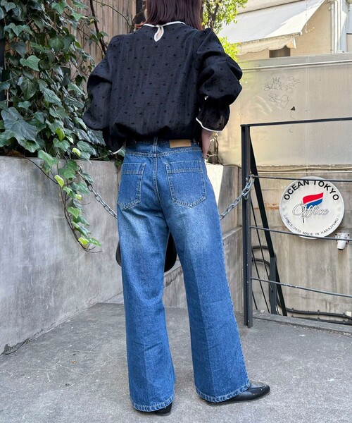 fredy emue（フレディエミュ）の「シアージャガードパイピングブラウス（シャツ/ブラウス・レディース・オフホワイト/ブラック/ライトグレー・38）」の13枚目の写真