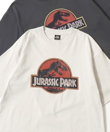 UNIVERSAL/ユニバーサル ジュラシックパーク・ワイルドスピード・バックトゥザフューチャー・ジョーズ オーバーサイズ ピグメント風 ヴィンテージ加工 半袖Tシャツ/レディース メンズ