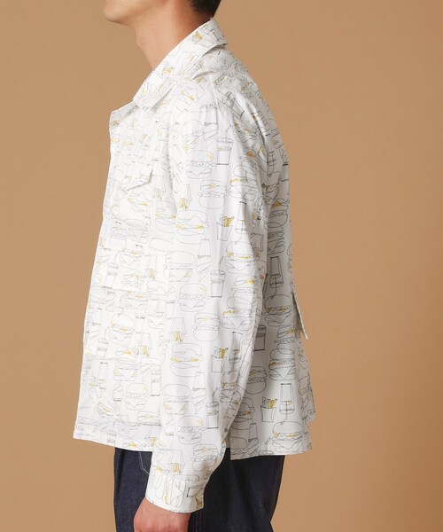 40ｃｔ＆525（フォーティーカラッツアンドゴーニーゴ）の「多ポケット シャツブルゾン（ブルゾン・メンズ・ホワイト系1/ブラック系・02/03/04/01）」の6枚目の写真