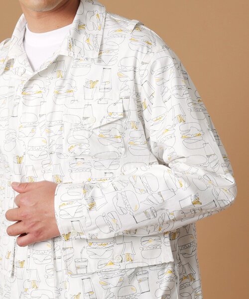 40ｃｔ＆525（フォーティーカラッツアンドゴーニーゴ）の「多ポケット シャツブルゾン（ブルゾン・メンズ・ホワイト系1/ブラック系・02/03/04/01）」の9枚目の写真