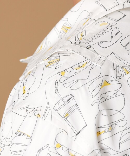 40ｃｔ＆525（フォーティーカラッツアンドゴーニーゴ）の「多ポケット シャツブルゾン（ブルゾン・メンズ・ホワイト系1/ブラック系・02/03/04/01）」の10枚目の写真