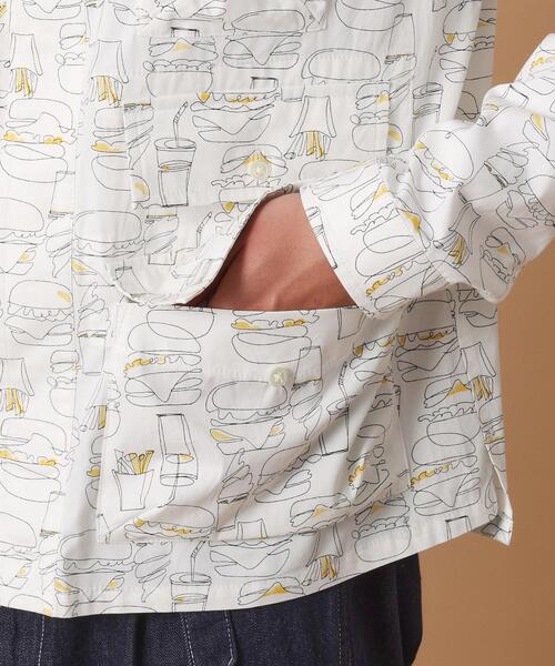 40ｃｔ＆525（フォーティーカラッツアンドゴーニーゴ）の「多ポケット シャツブルゾン（ブルゾン・メンズ・ホワイト系1/ブラック系・02/03/04/01）」の13枚目の写真