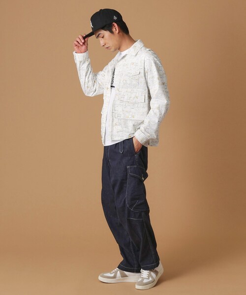 40ｃｔ＆525（フォーティーカラッツアンドゴーニーゴ）の「多ポケット シャツブルゾン（ブルゾン・メンズ・ホワイト系1/ブラック系・02/03/04/01）」の19枚目の写真