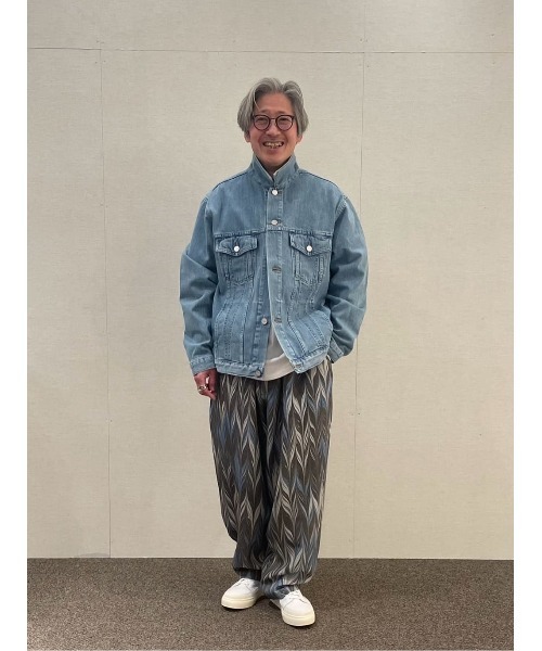 AUTHEN（オーセン）の「ESTNATION / AUTHEN ルーズフィット デニムジャケット（デニムジャケット・メンズ・ライトブルー/ブラック・MEDIUM/LARGE）」の19枚目の写真