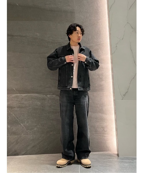 AUTHEN（オーセン）の「ESTNATION / AUTHEN ルーズフィット デニムジャケット（デニムジャケット・メンズ・ライトブルー/ブラック・MEDIUM/LARGE）」の18枚目の写真