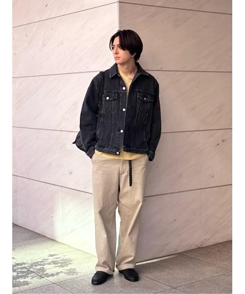 AUTHEN（オーセン）の「ESTNATION / AUTHEN ルーズフィット デニムジャケット（デニムジャケット・メンズ・ライトブルー/ブラック・MEDIUM/LARGE）」の14枚目の写真