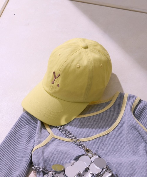 CIAOPANIC TYPY（チャオパニックティピー）の「【KIDS】後ろお花デザインキャップ（キャップ・キッズ・オフホワイト/チャコールグレー/イエロー/グリーン・ONE SIZE）」の12枚目の写真