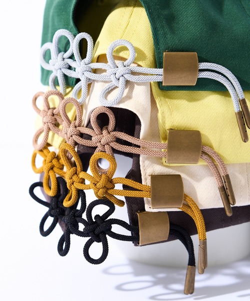 CIAOPANIC TYPY（チャオパニックティピー）の「【KIDS】後ろお花デザインキャップ（キャップ・キッズ・オフホワイト/チャコールグレー/イエロー/グリーン・ONE SIZE）」の10枚目の写真