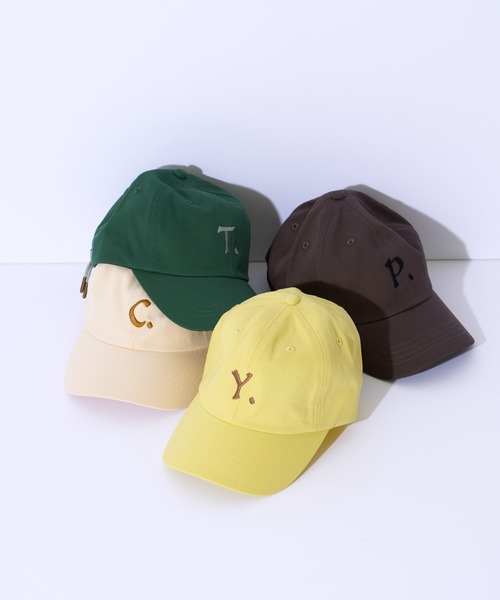 CIAOPANIC TYPY（チャオパニックティピー）の「【KIDS】後ろお花デザインキャップ（キャップ・キッズ・オフホワイト/チャコールグレー/イエロー/グリーン・ONE SIZE）」の9枚目の写真