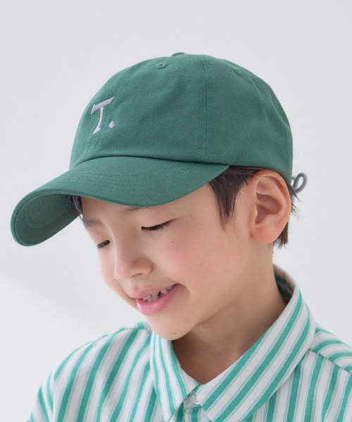 CIAOPANIC TYPY（チャオパニックティピー）の「【KIDS】後ろお花デザインキャップ（キャップ・キッズ・オフホワイト/チャコールグレー/イエロー/グリーン・ONE SIZE）」の8枚目の写真