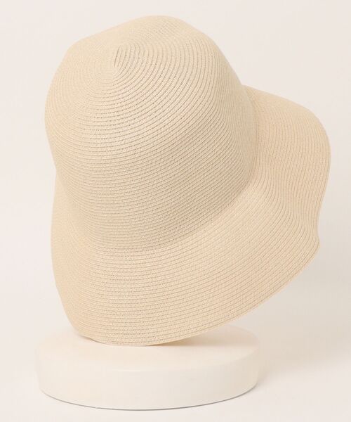 Odds（オッズ）の「odds PLAIN BLADE HAT オッズ ブレードハット バケットハット 麦わら帽子（ハット・レディース・ブラウン/ナチュラル・FREE）」の4枚目の写真