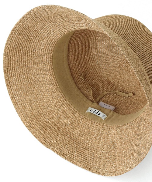 Odds（オッズ）の「odds PLAIN BLADE HAT オッズ ブレードハット バケットハット 麦わら帽子（ハット・レディース・ブラウン/ナチュラル・FREE）」の18枚目の写真