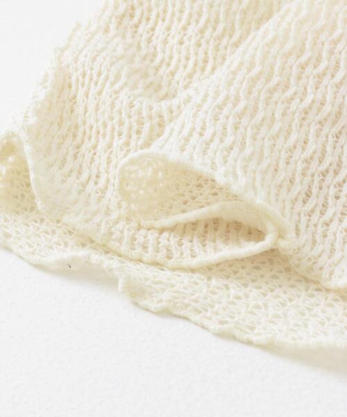 KBF（ケイビーエフ）の「パッチワークメッシュカーディガン（Tシャツ/カットソー・レディース・アイボリー/ブラック・ONE）」の21枚目の写真