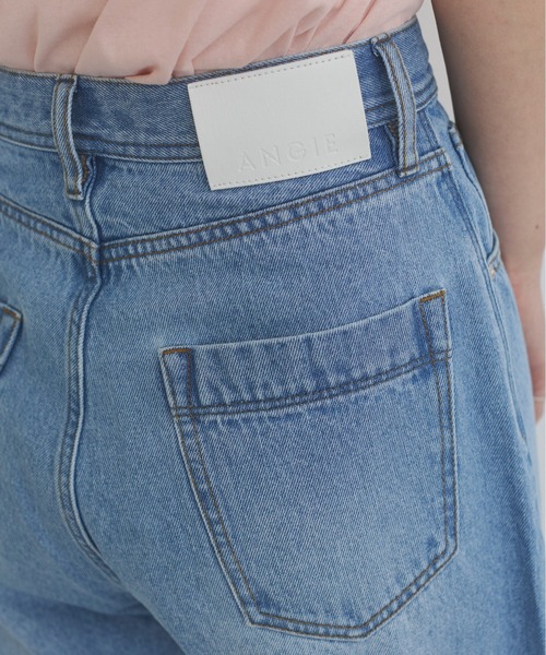 ANGIE（アンジー）の「カーブ デニムパンツ《詳細動画あり》（デニムパンツ・レディース・ブラック/ブルー/ネイビー・SMALL/MEDIUM/LARGE）」の20枚目の写真