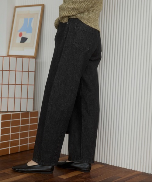 ANGIE（アンジー）の「カーブ デニムパンツ《詳細動画あり》（デニムパンツ・レディース・ブラック/ブルー/ネイビー・SMALL/MEDIUM/LARGE）」の7枚目の写真