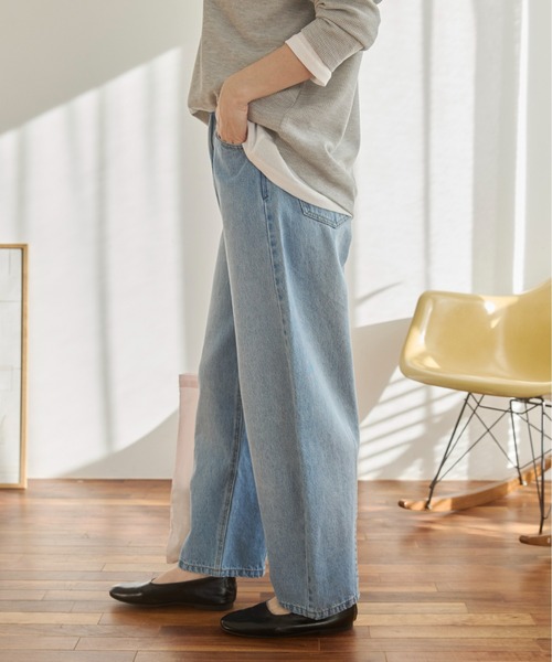 ANGIE（アンジー）の「カーブ デニムパンツ《詳細動画あり》（デニムパンツ・レディース・ブラック/ブルー/ネイビー・SMALL/MEDIUM/LARGE）」の16枚目の写真