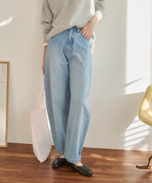 ANGIE（アンジー）の「カーブ デニムパンツ《詳細動画あり》（デニムパンツ・レディース・ブラック/ブルー/ネイビー・SMALL/MEDIUM/LARGE）」の18枚目の写真