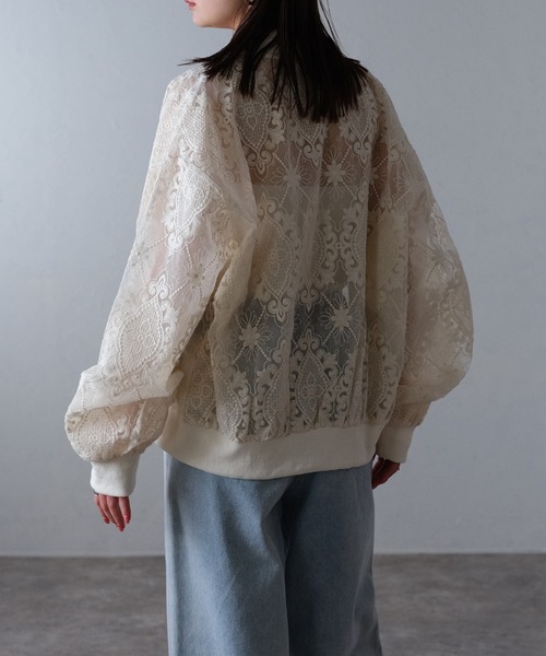 セール】レース刺繍ブルゾン（ブルゾン）｜Lien Select（リエン