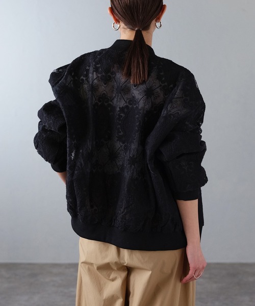 セール】レース刺繍ブルゾン（ブルゾン）｜Lien Select（リエン